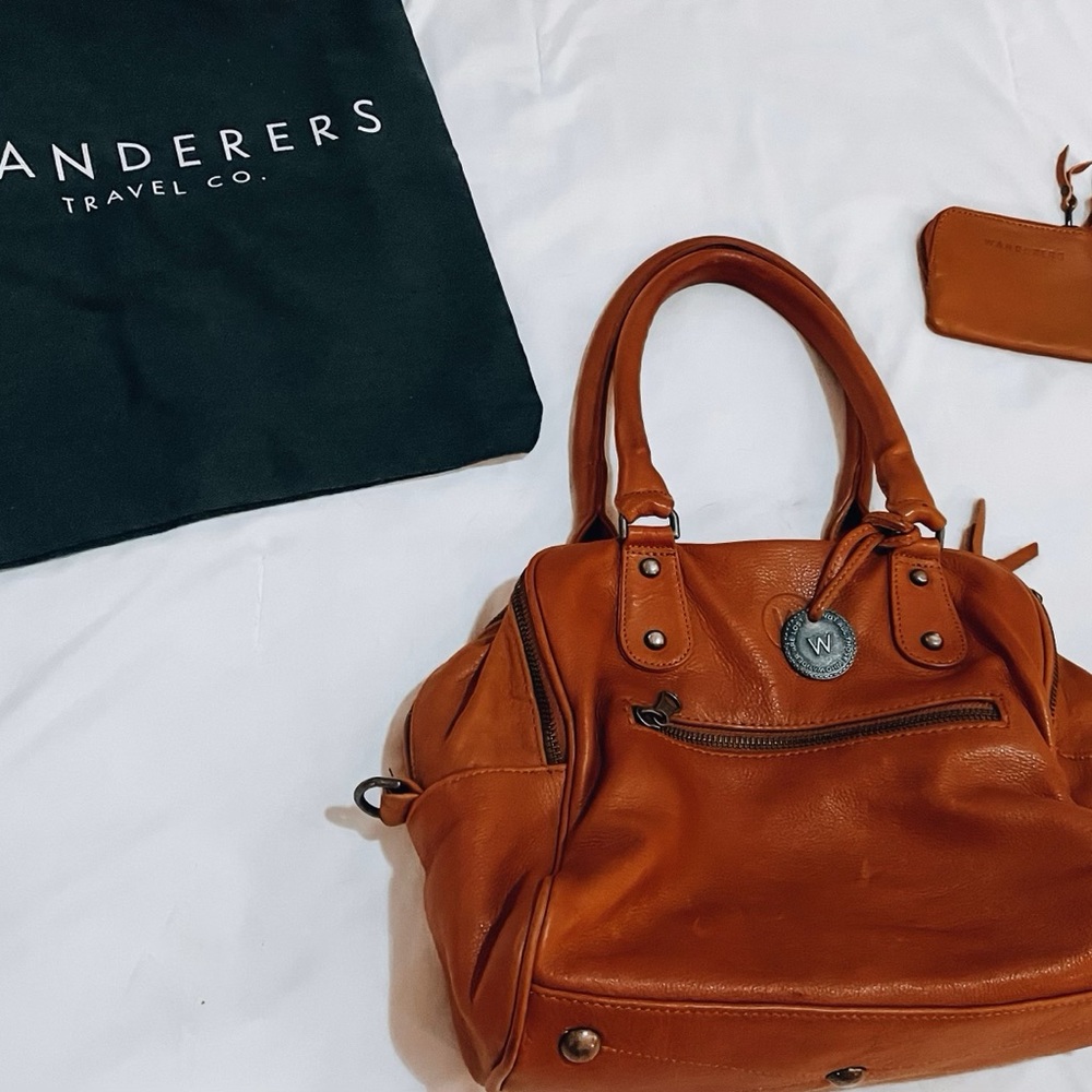 Wanderer's Travel Company Full Grain leather shoulder /crossbody bag